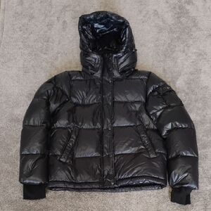 S13 Kylie Black Puffer Coat